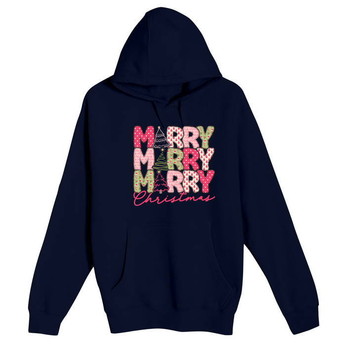 Unisex Small Navy Pullover Hooded Sweatshirt