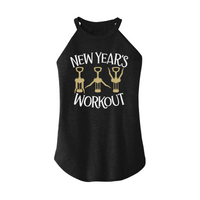 Womens X-Small Dark Heather Gray Rocker Tank Top