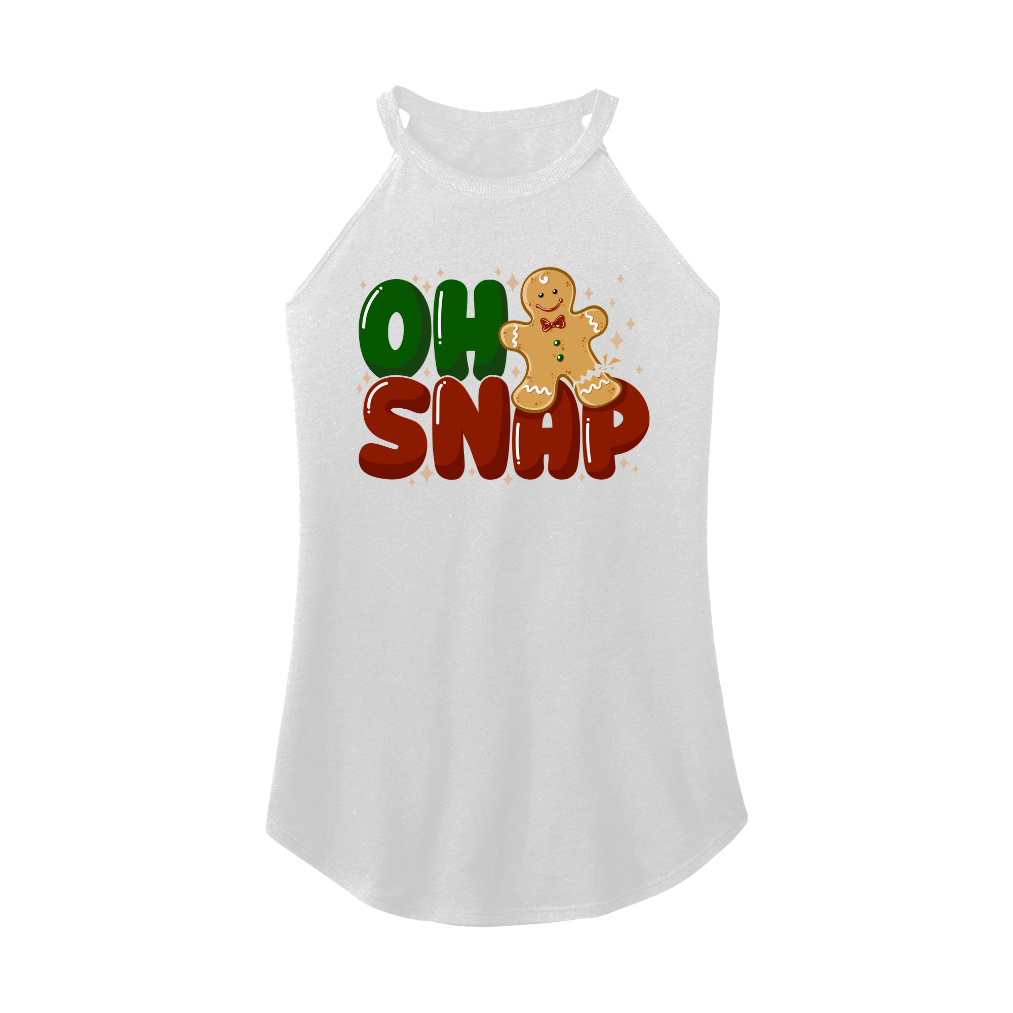 Womens X-Small White Rocker Tank Top