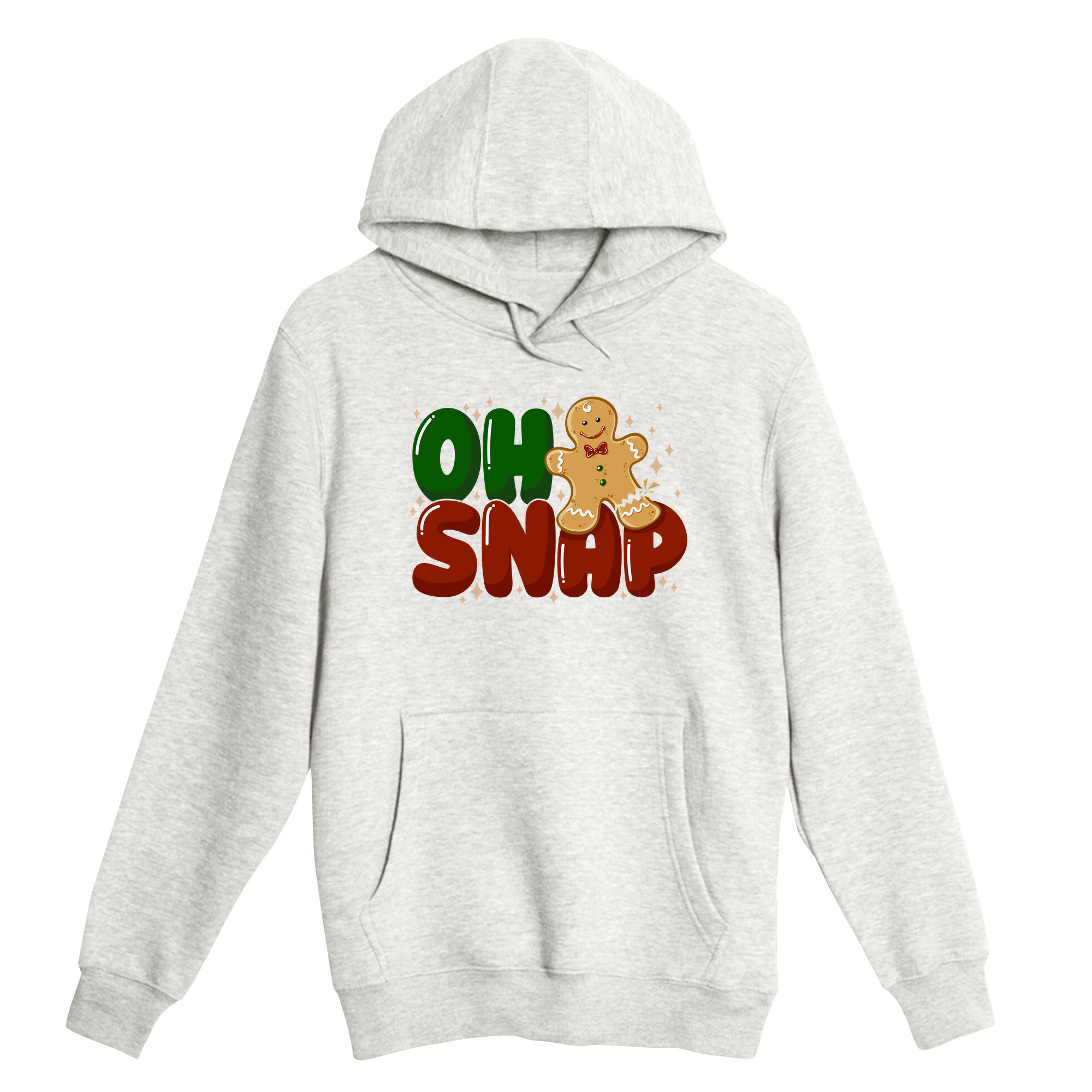 Unisex Small Oatmeal Pullover Hooded Sweatshirt
