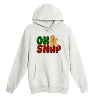 Unisex Small Oatmeal Pullover Hooded Sweatshirt