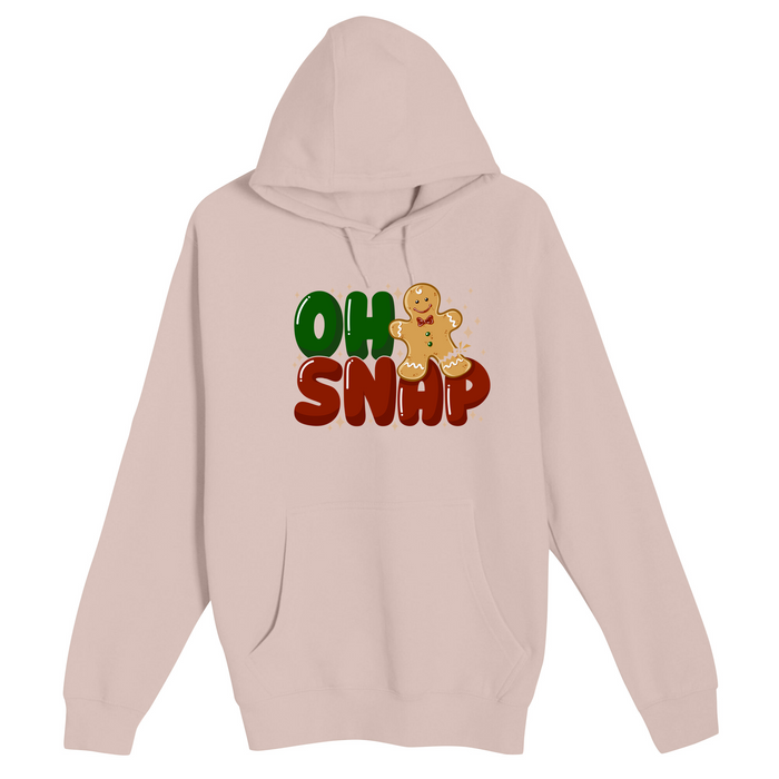 Unisex Small Light Pink Pullover Hooded Sweatshirt