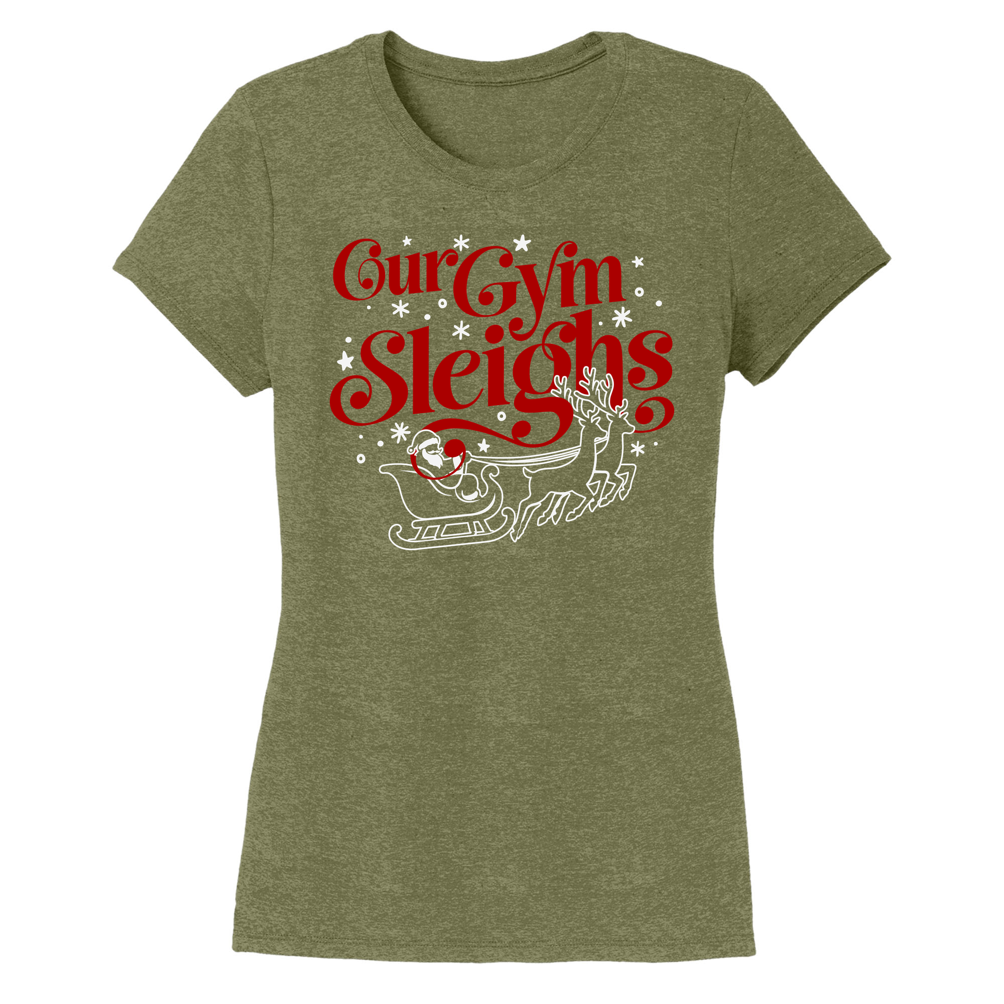 Womens X-Small Military Green Style_T-Shirt