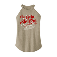 Womens X-Small Sand Rocker Tank Top