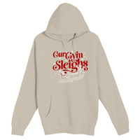 Unisex Small Natural Pullover Hooded Sweatshirt