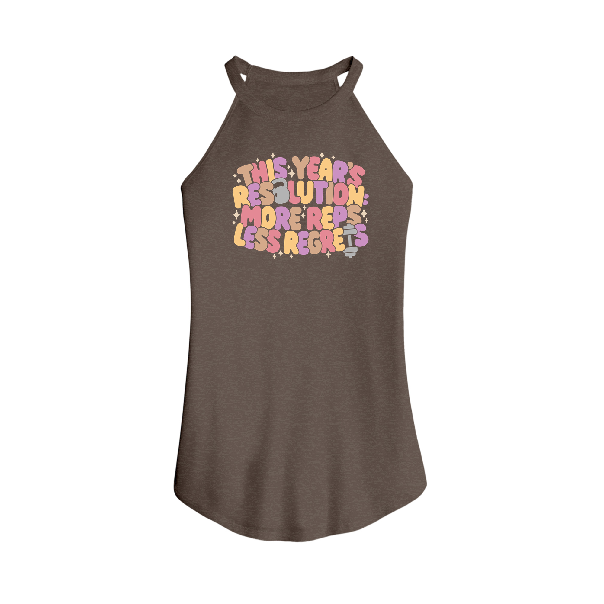 Womens X-Small Brown Tank Top