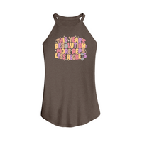Womens X-Small Brown Tank Top