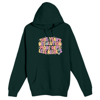 Unisex Small Sport Green Pullover Hooded Sweatshirt