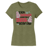 Womens X-Small Military Green Style_T-Shirt