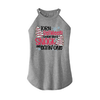 Womens X-Small Grey Rocker Tank Top