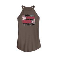 Womens X-Small Brown Tank Top
