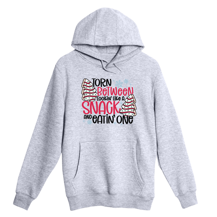Unisex Small Heather Gray Pullover Hooded Sweatshirt