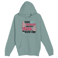 Unisex Small SEA FOAM Pullover Hooded Sweatshirt