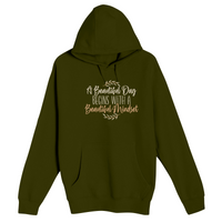 Unisex Small Army Pullover Hooded Sweatshirt