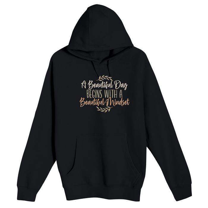 Unisex Small Black Pullover Hooded Sweatshirt