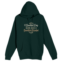Unisex Small Sport Green Pullover Hooded Sweatshirt