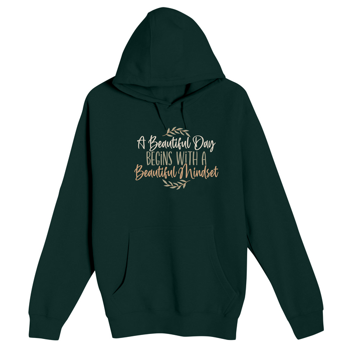 Unisex Small Sport Green Pullover Hooded Sweatshirt