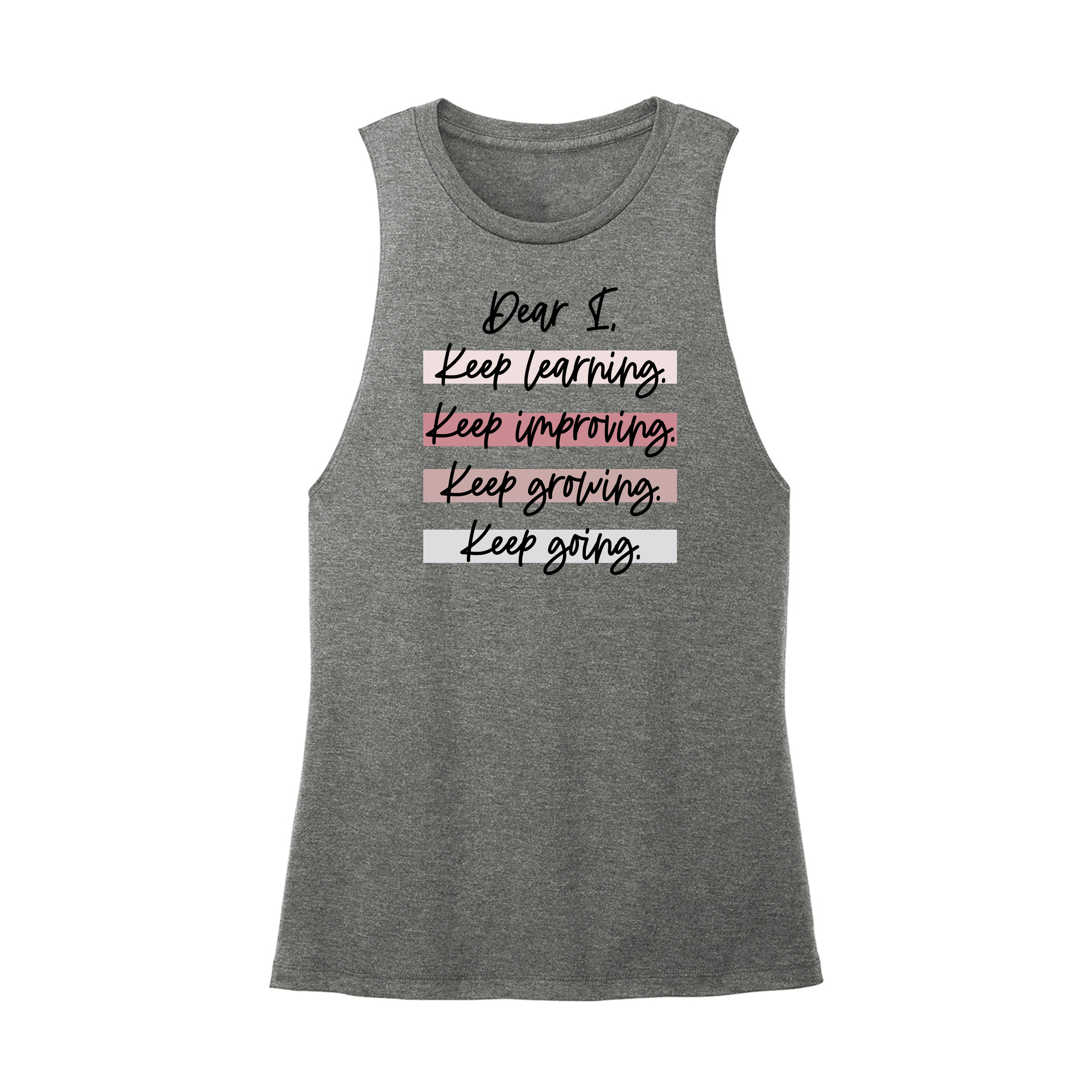 Womens X-Small Dark Gray Muscle Tank