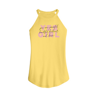 Womens X-Small Yellow Tank Top