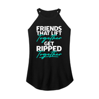 Womens X-Small Black Rocker Tank Top