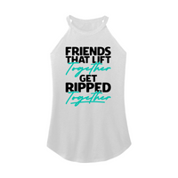 Womens X-Small White Rocker Tank Top