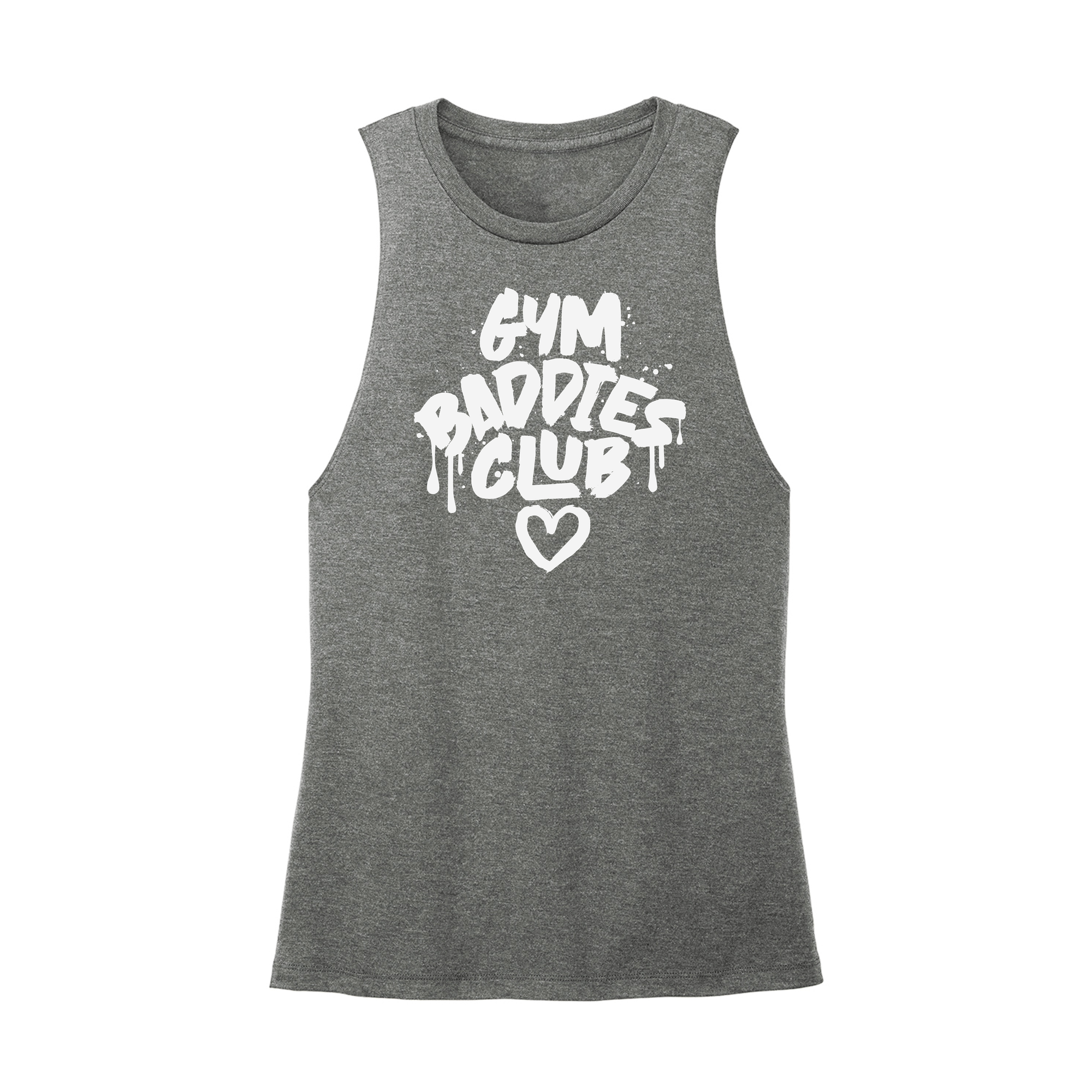 Womens X-Small Dark Gray Muscle Tank