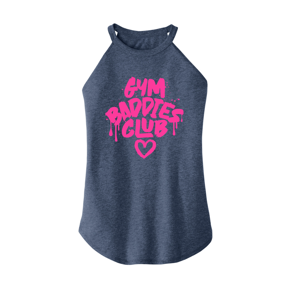 Fitness Tee Co. | Gym Baddies WHT Women's District Rocker Tank | Women ...