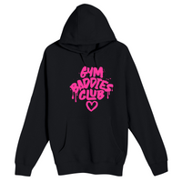 Unisex Small Black Pullover Hooded Sweatshirt