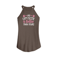 Womens X-Small Brown Tank Top
