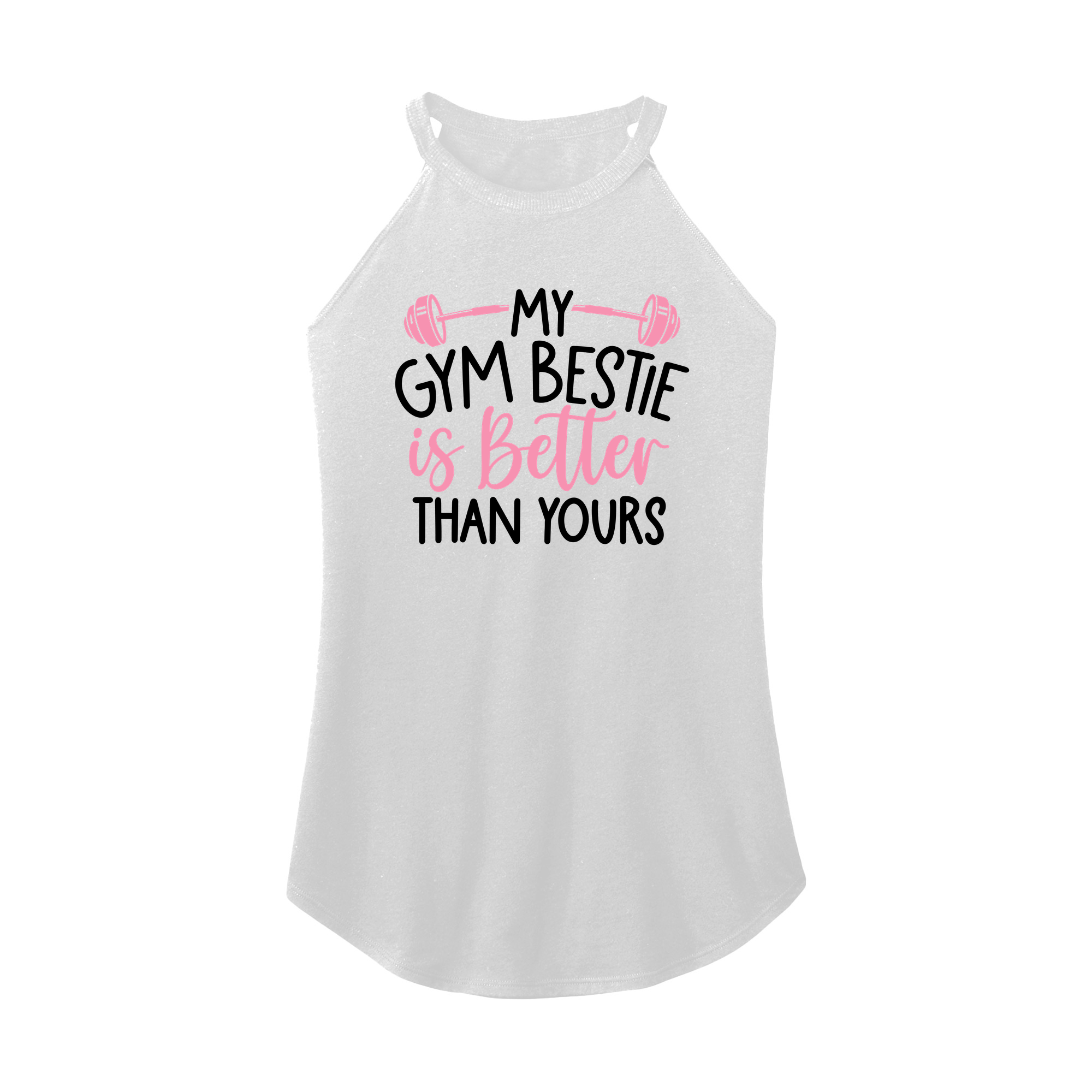 Womens X-Small White Rocker Tank Top