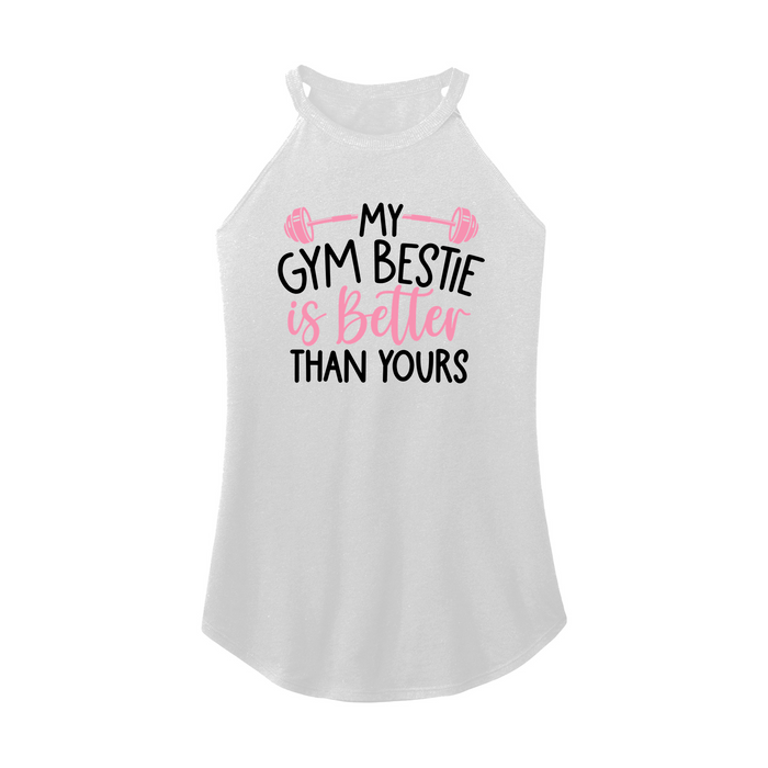 Womens X-Small White Rocker Tank Top