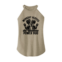 Womens X-Small Sand Rocker Tank Top