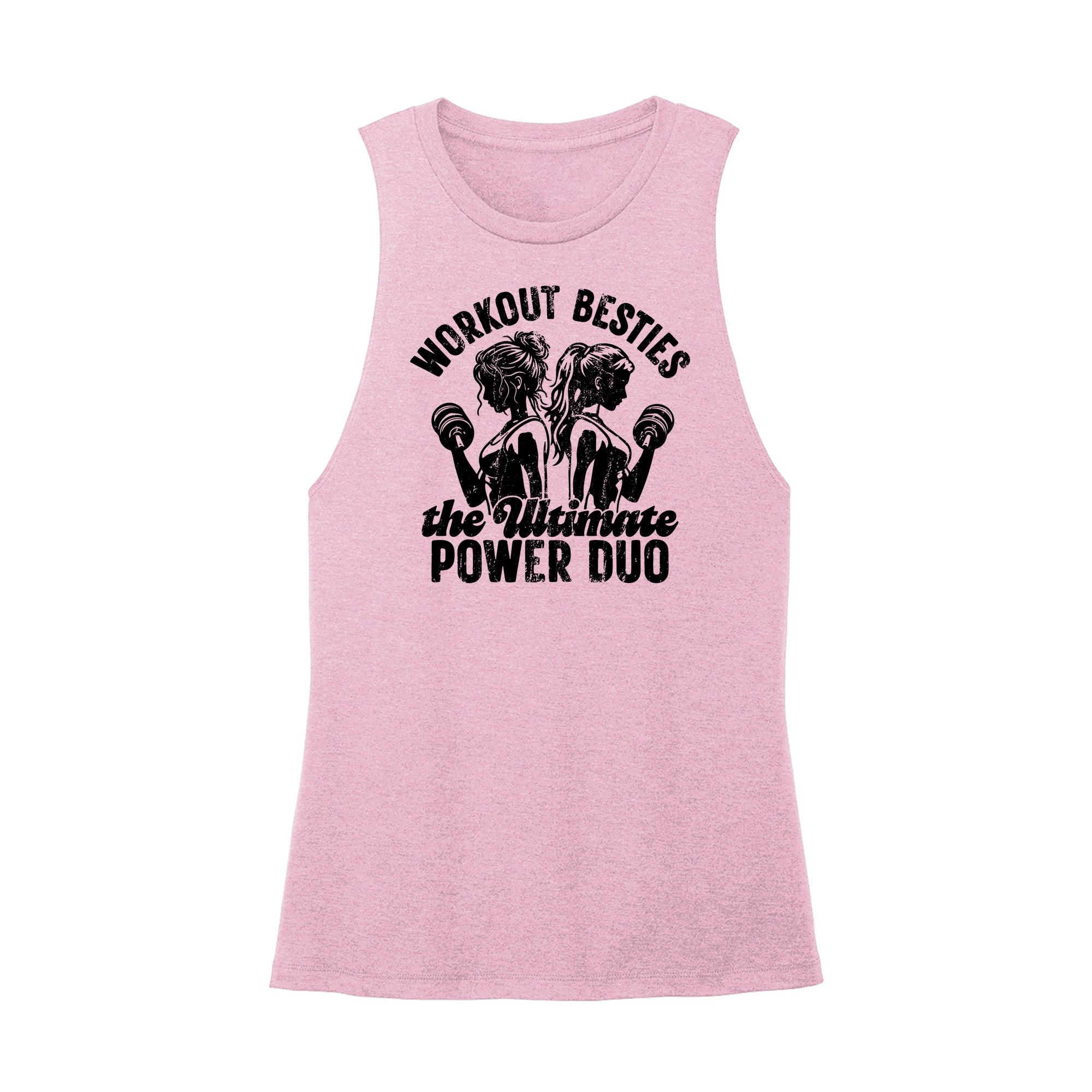 Womens X-Small Light Pink Muscle Tank