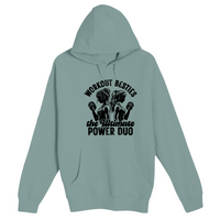 Unisex Small SEA FOAM Pullover Hooded Sweatshirt