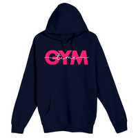 Unisex Small Navy Pullover Hooded Sweatshirt