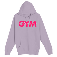 Unisex Small Lilac Pullover Hooded Sweatshirt