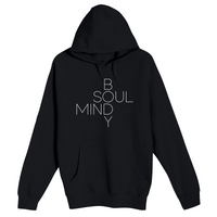 Unisex Small Black Pullover Hooded Sweatshirt