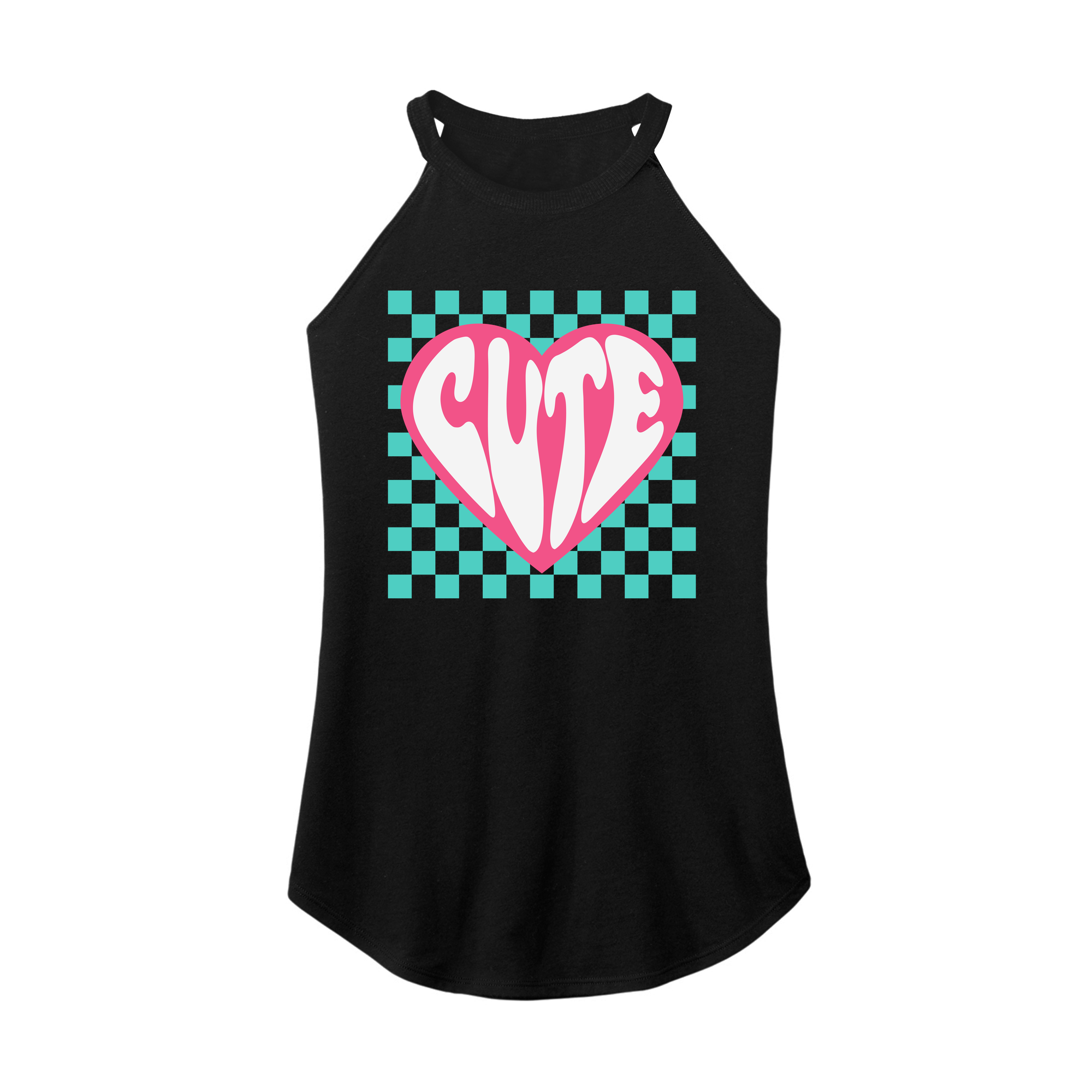 Womens X-Small Black Rocker Tank Top