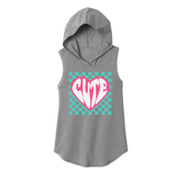 Womens Small Heather Gray Hoodie