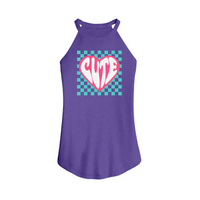 Womens X-Small Purple Tank Top