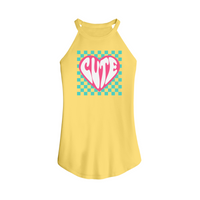 Womens X-Small Yellow Tank Top