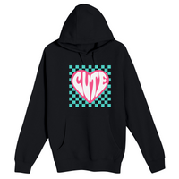 Unisex Small Black Pullover Hooded Sweatshirt