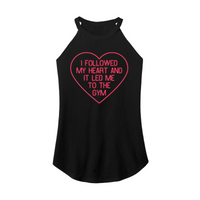 Womens X-Small Black Rocker Tank Top