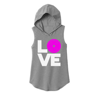 Womens Small Heather Gray Hoodie