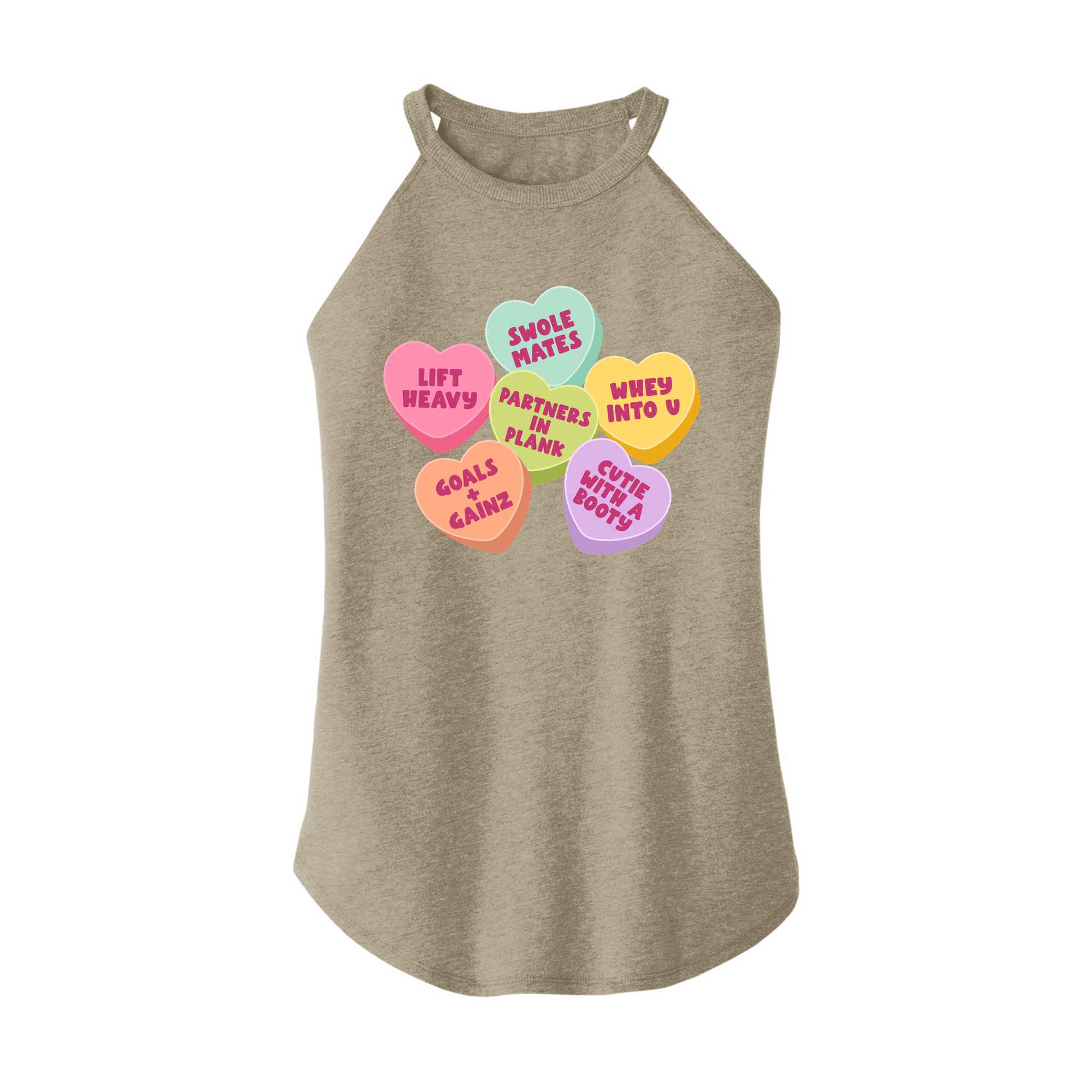 Womens X-Small Sand Rocker Tank Top