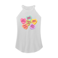 Womens X-Small White Rocker Tank Top