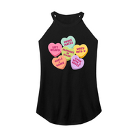 Womens X-Small Black Rocker Tank Top