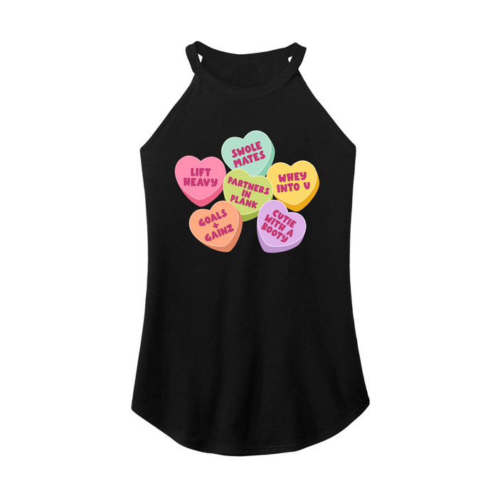 Womens X-Small Black Rocker Tank Top