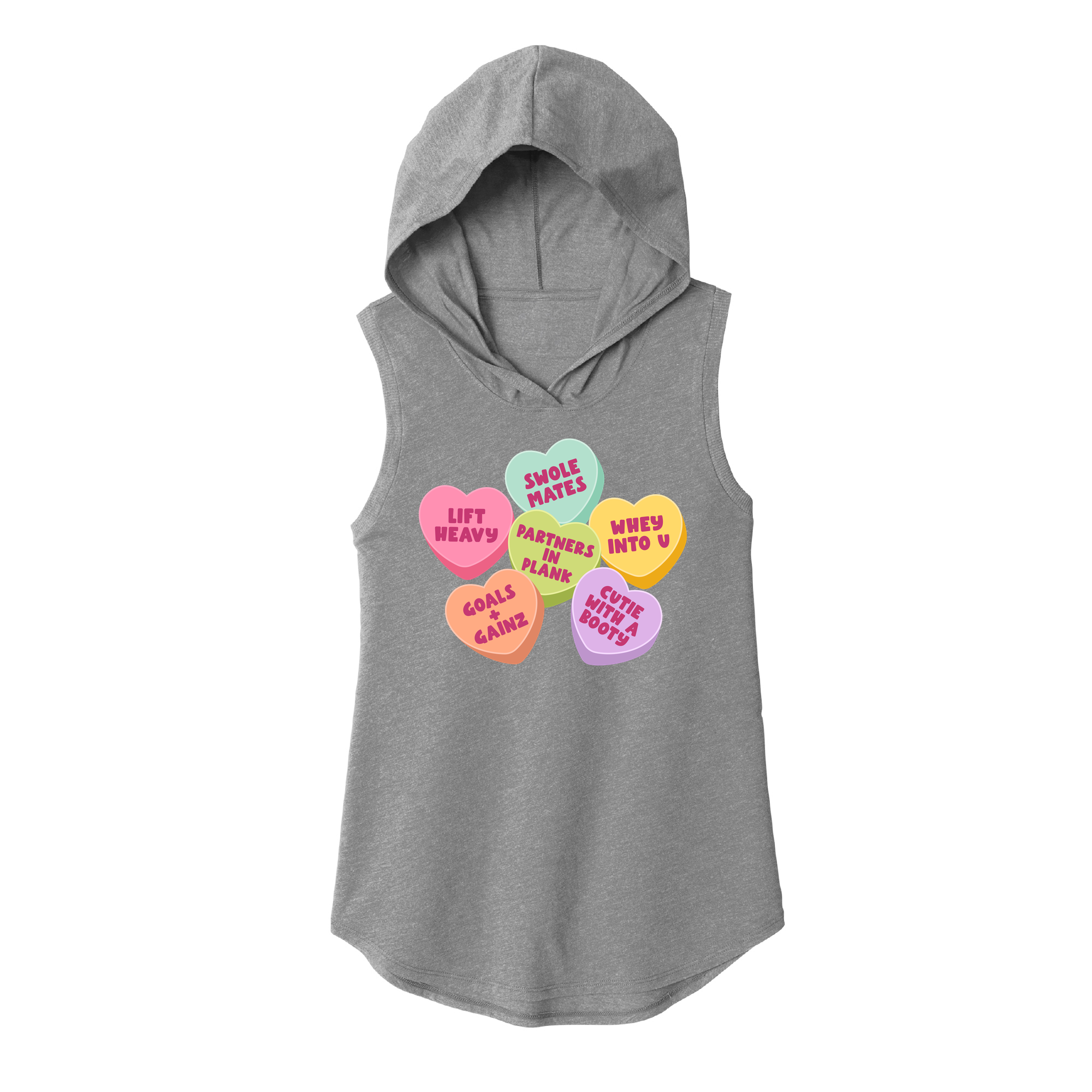 Womens Small Heather Gray Hoodie