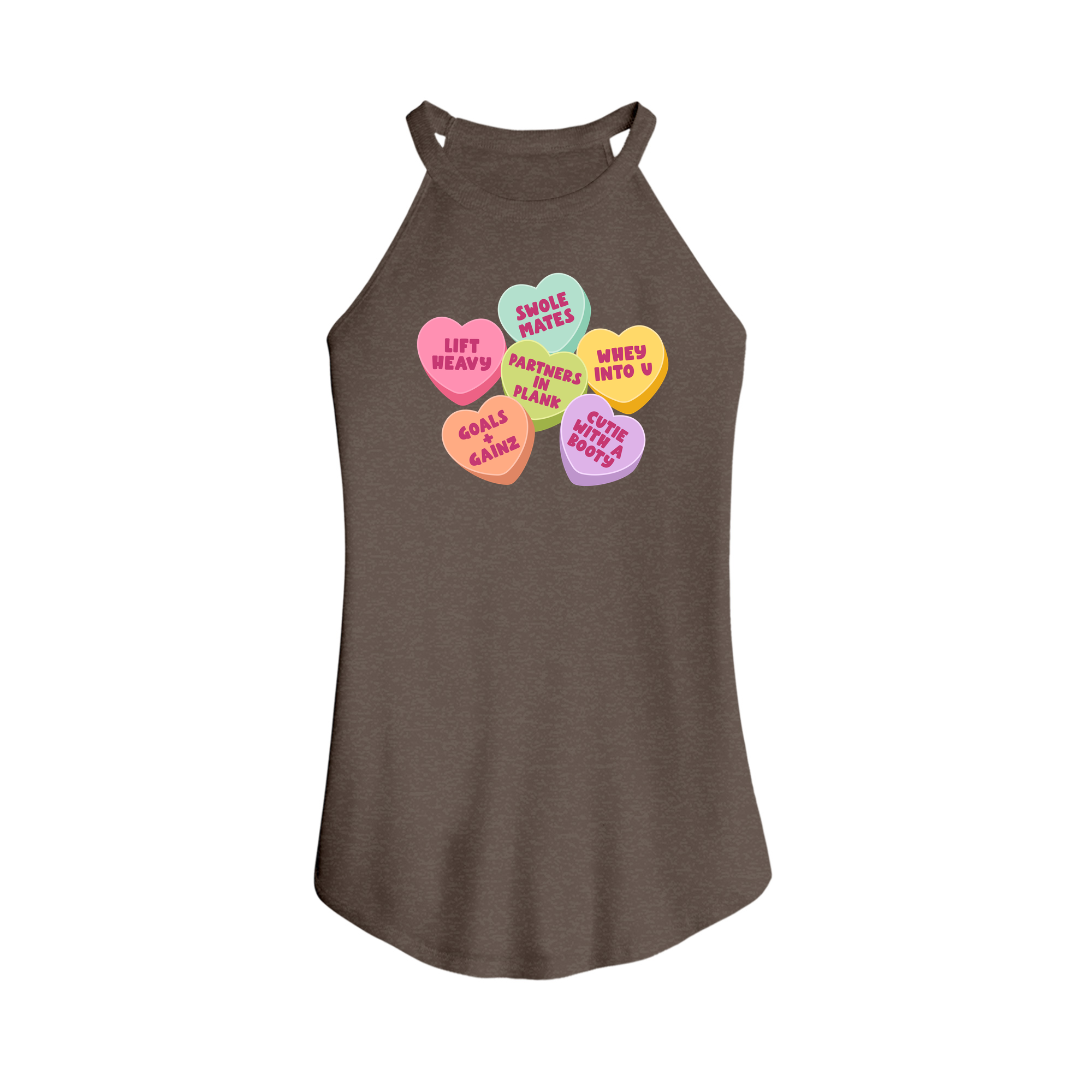 Womens X-Small Brown Tank Top